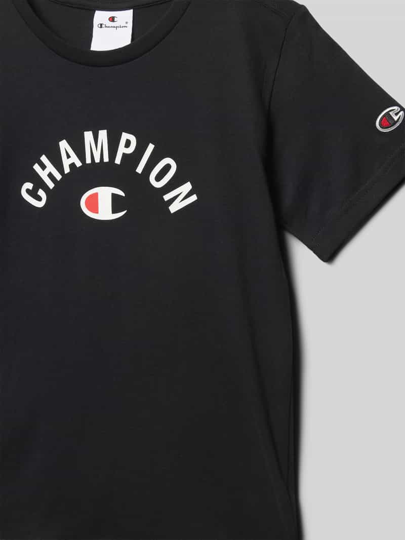 Champion T-shirt met labelprint