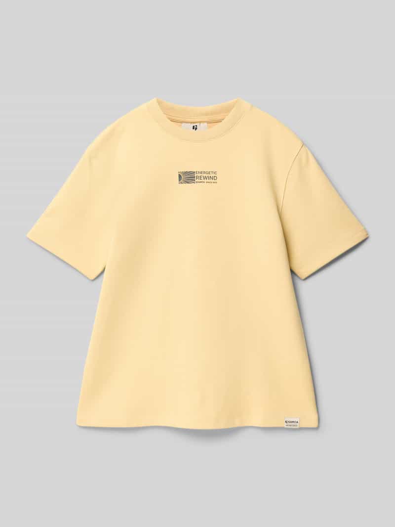 Garcia T-shirt met labelprint