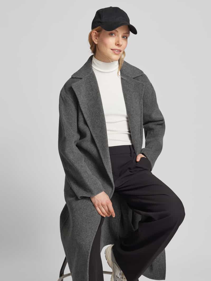 Polo Ralph Lauren Lange jas met reverskraag en strikceintuur