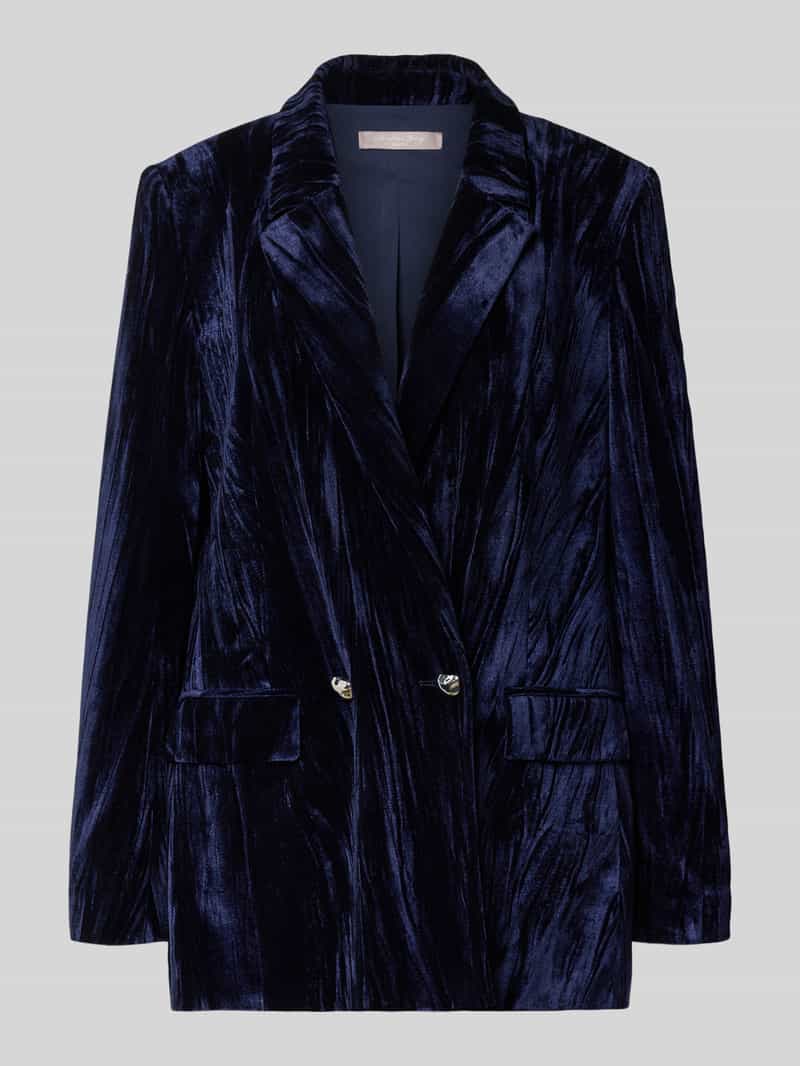 Christian Berg Cocktail Relaxed fit blazer van fluweel met reverskraag