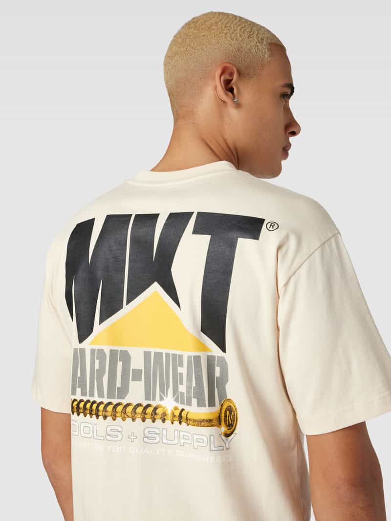 MARKET T-shirt met ronde hals en borstzak