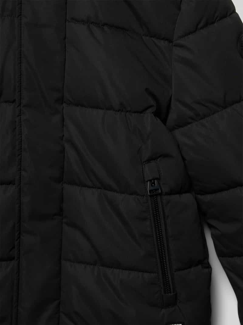 CARS JEANS Regular fit gewatteerd jack met logopatch model 'Haswar'