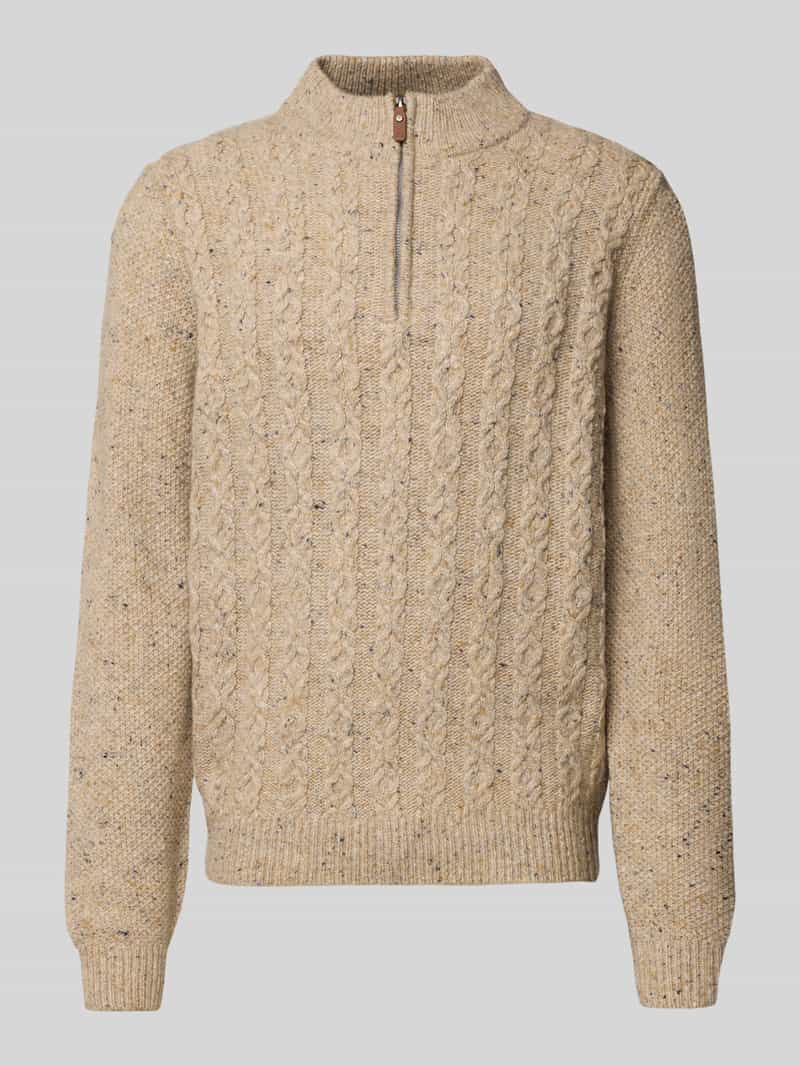 FYNCH-HATTON Gebreide pullover met ribboorden