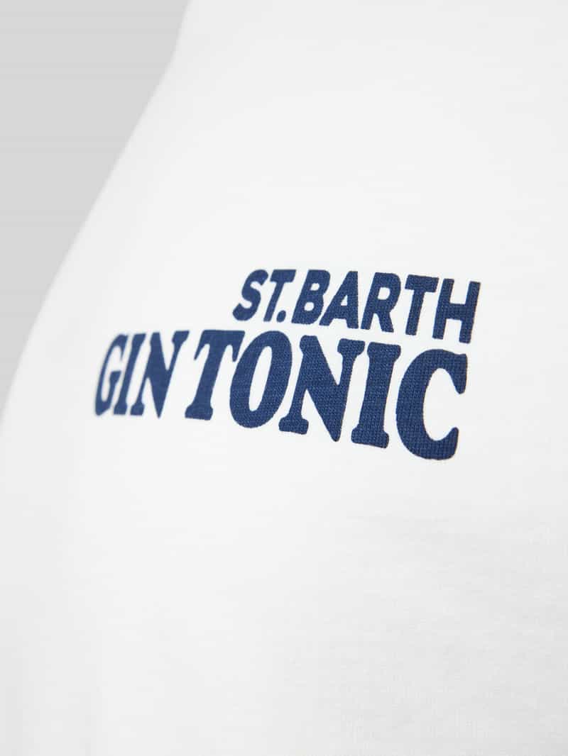MC2 Saint Barth T-shirt met ronde hals model 'TASTE GIN TONIC'