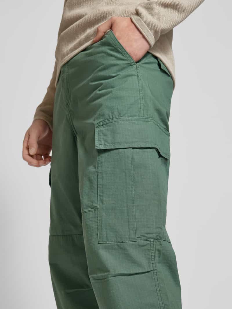 Carhartt Work In Progress Regular fit cargobroek met riemlussen