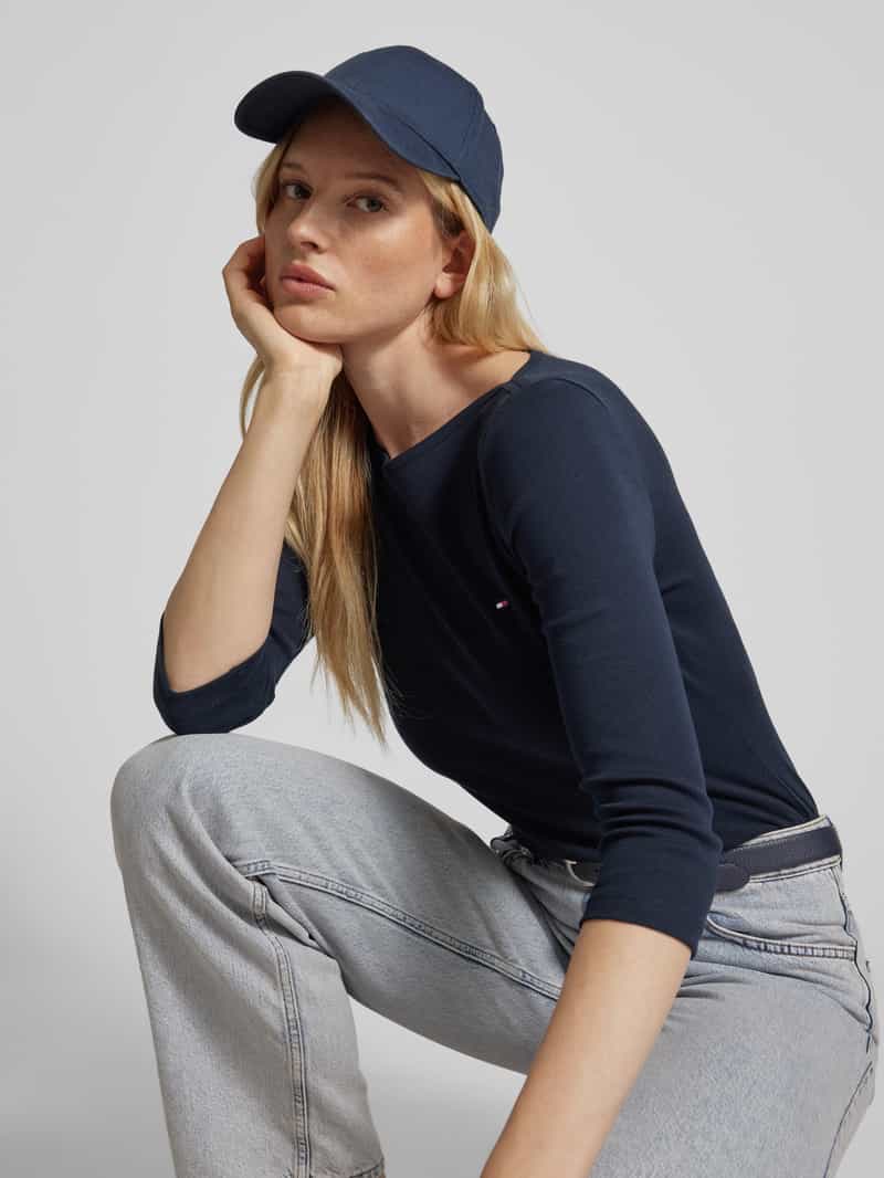 Tommy Hilfiger Shirt met lange mouwen en boothals model 'NEW CODY'