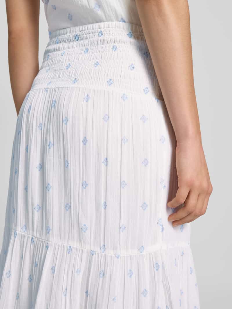 Gina Tricot Maxirok in laagjeslook met elastische band