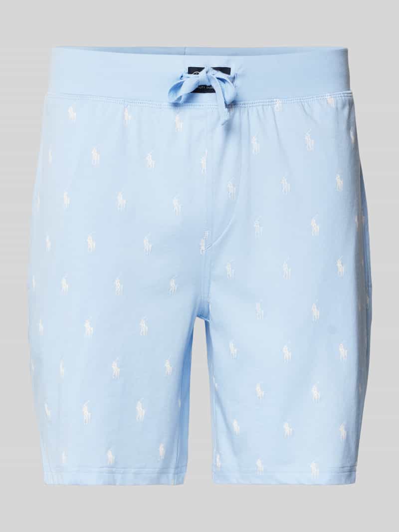 Polo Ralph Lauren Underwear Slim fit korte pyjamabroek met labelprint