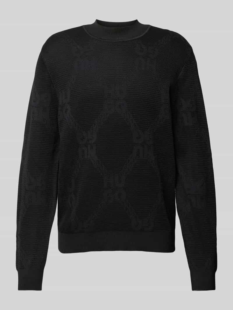 HUGO Gebreide pullover met ronde hals, model 'Sylor'