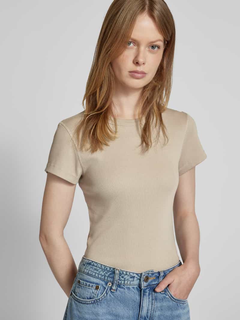 drykorn Slim fit T-shirt met ronde hals model 'KOALE'