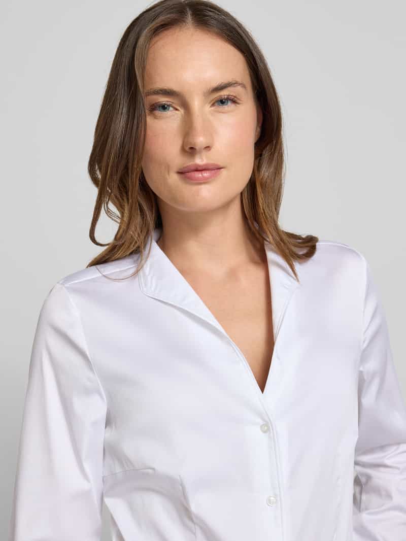 Christian Berg Woman Regular fit overhemdblouse met sjaalkraag