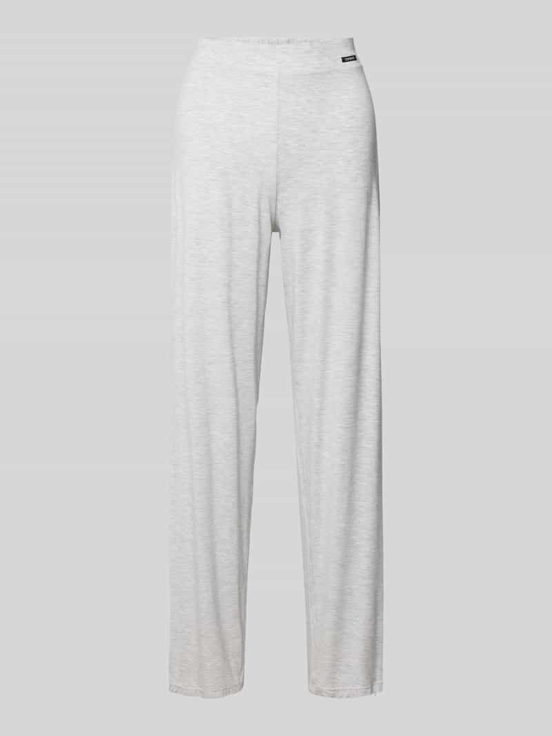 SKINY Straight leg pyjamabroek met labeldetail
