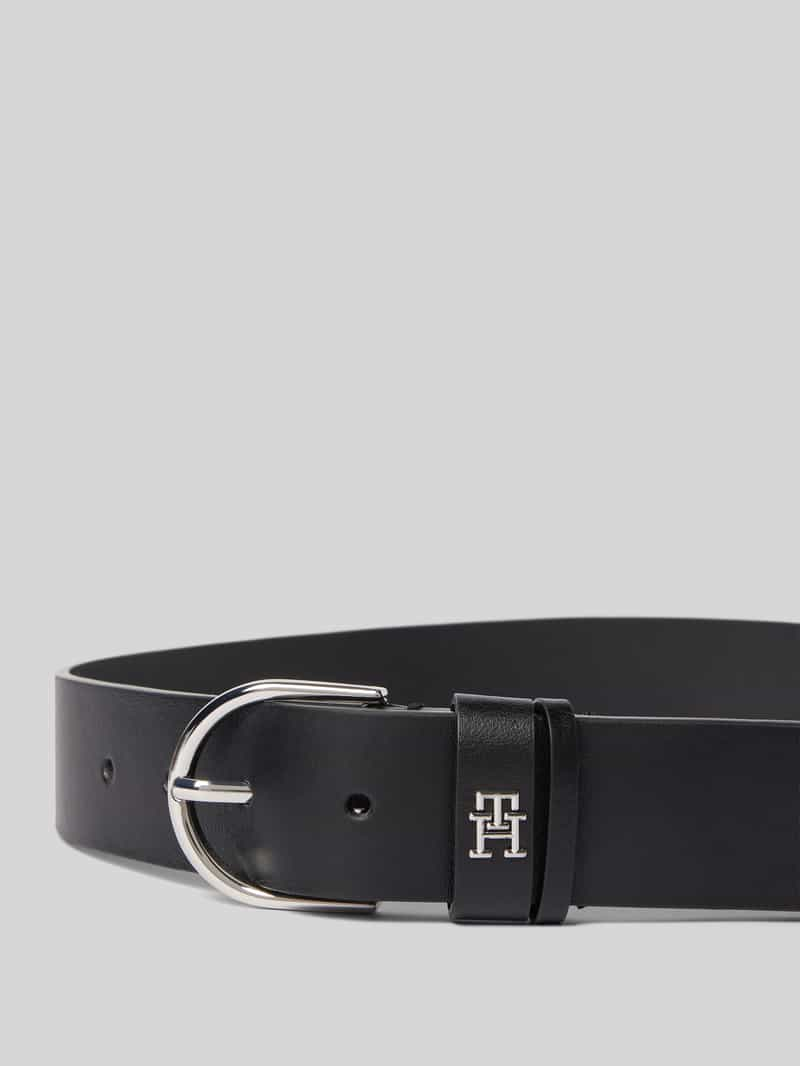 Tommy Hilfiger Leren riem met labelapplicatie model 'ESSENTIAL EFFORTLESS'