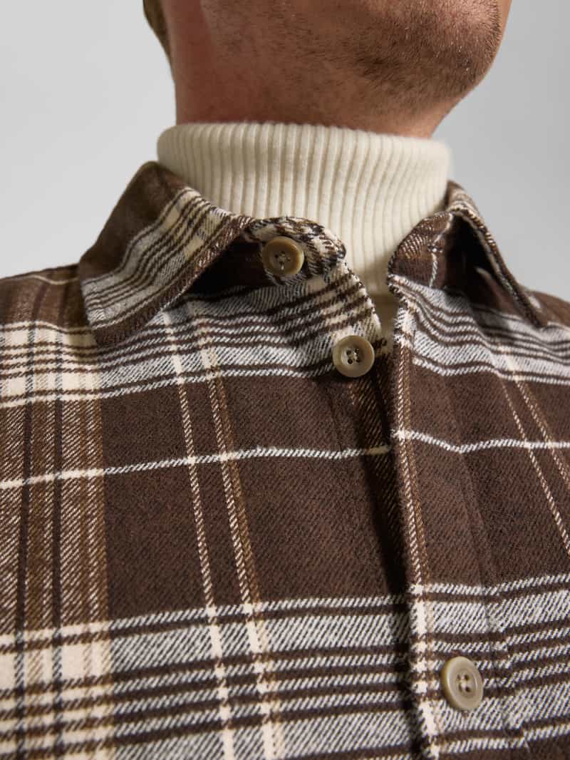 Les Deux Regular fit vrijetijdsoverhemd met kentkraag model 'Lennon'