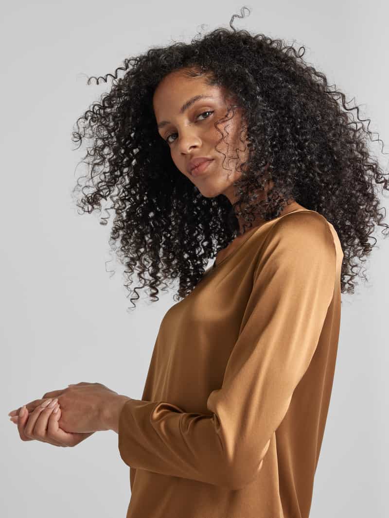 MaxMara Leisure Blouseshirt met ronde hals model 'MOLDAVA'