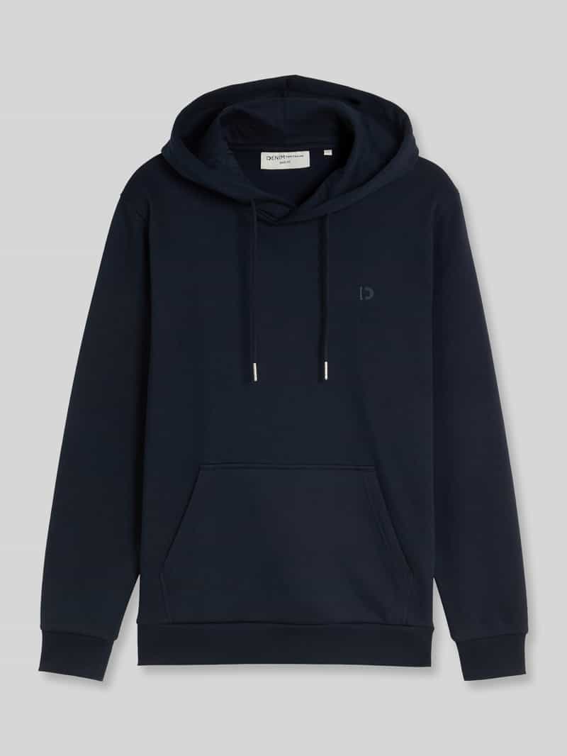 Tom Tailor Denim Regular fit hoodie van katoenmix