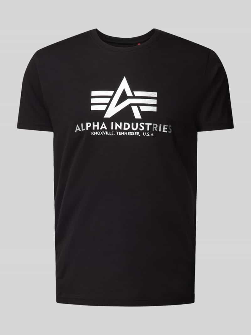 alpha industries T-shirt met labelprint