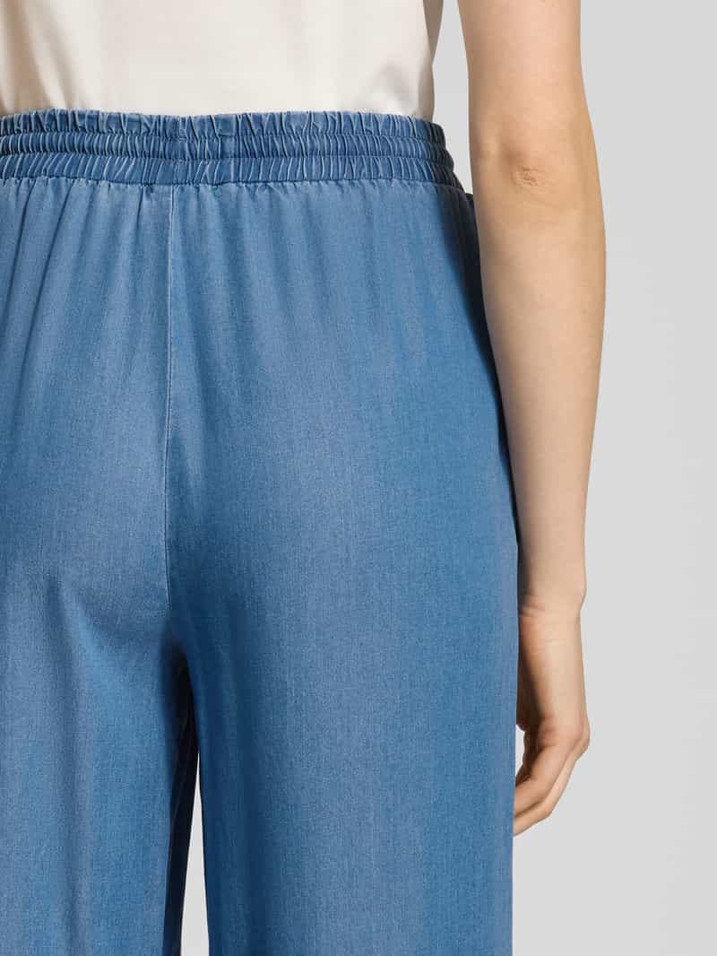 Vero Moda Regular fit wijde broek met tunnelkoord model 'BREE'