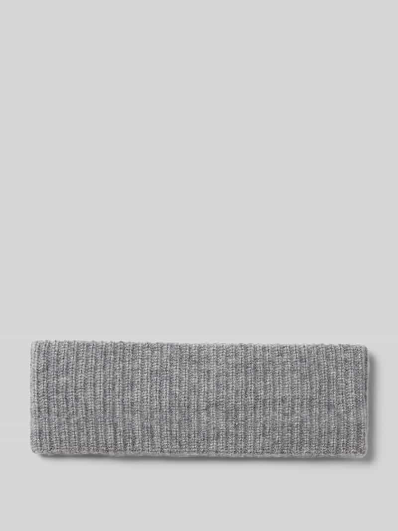 Christian Berg Woman Regular fit hoofdband van puur kasjmier in gebreide look