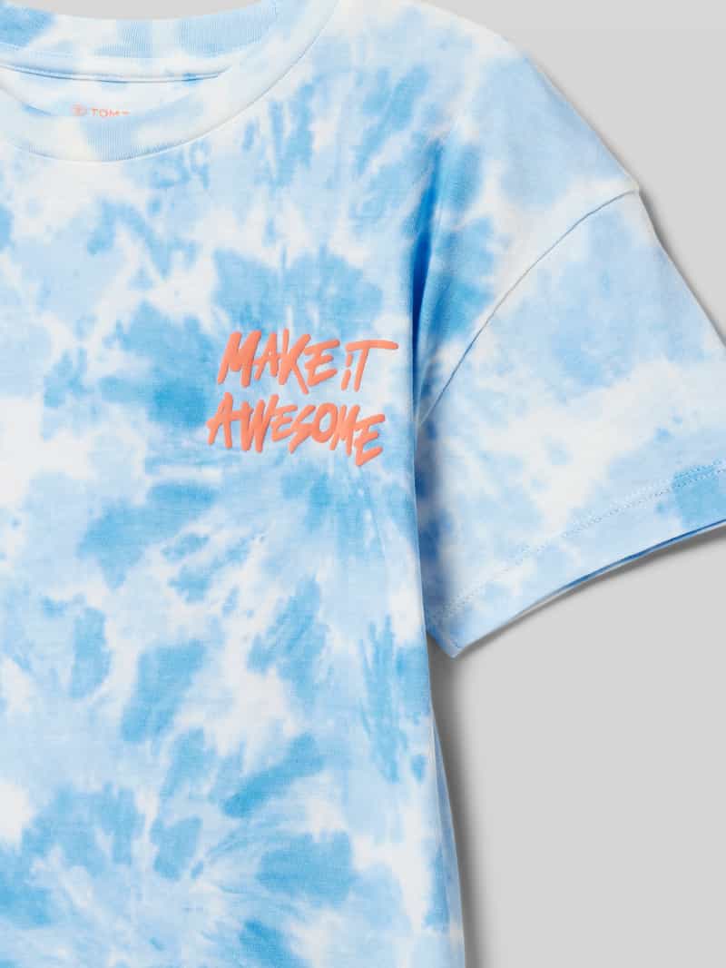 Tom Tailor Oversized T-shirt in batiklook