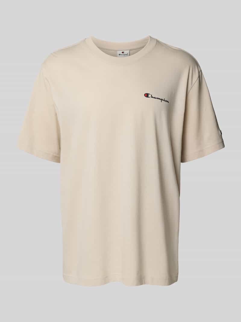 Champion T-shirt met ronde hals en logo