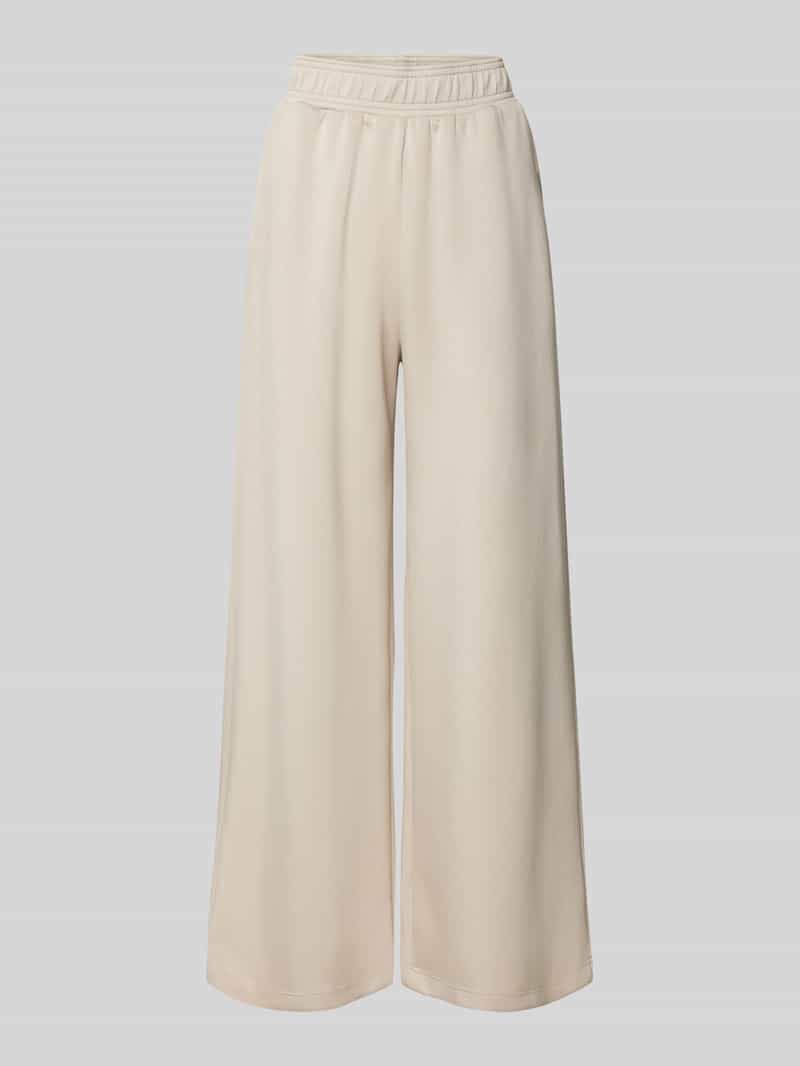 Wide leg stoffen broek met steekzakken, model 'Asaka'