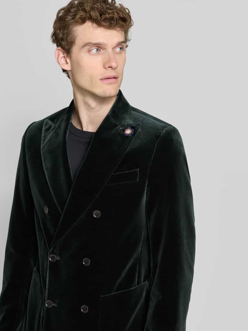 CG Club of Gents Slim fit colbert van fluweel model 'Phinix'