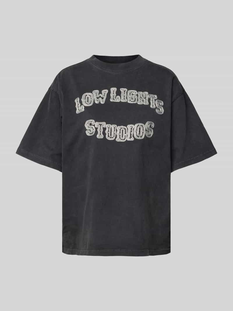 Low Lights Studios T-shirt met labelstitching