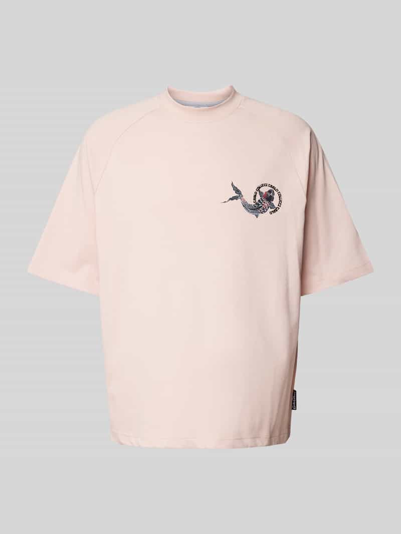 carlo colucci Oversized T-shirt met labelprint