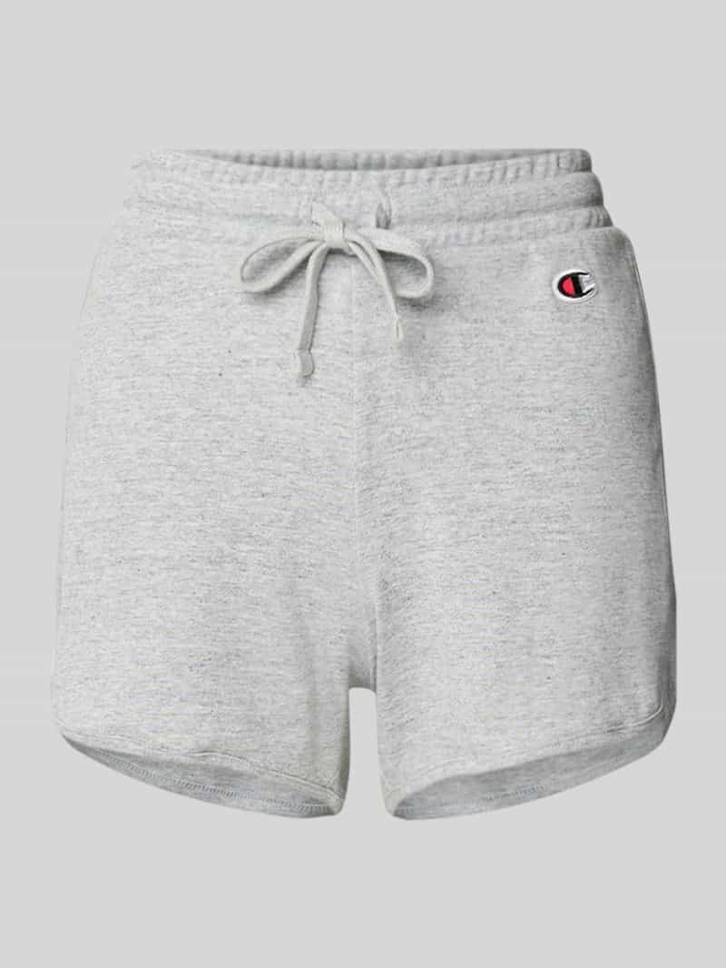 Champion Sweatshorts met labeldetail