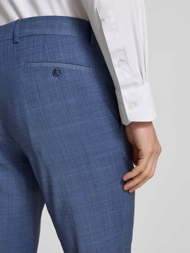 HECHTER PARIS Slim fit pantalon met achterzakken model 'Xtension'