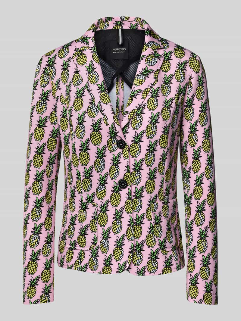 Marc Cain Regular fit blazer met knoopsluiting