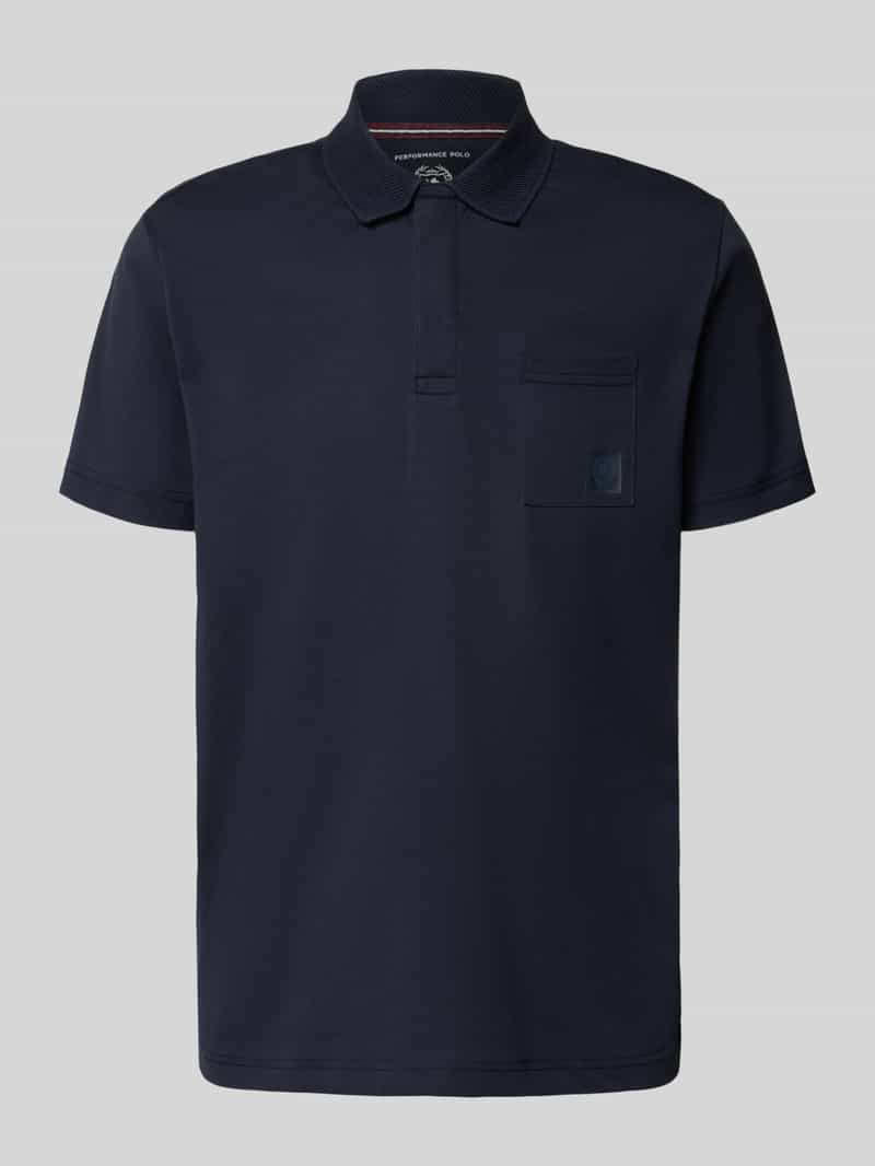Lerros Regular fit poloshirt met borstzak