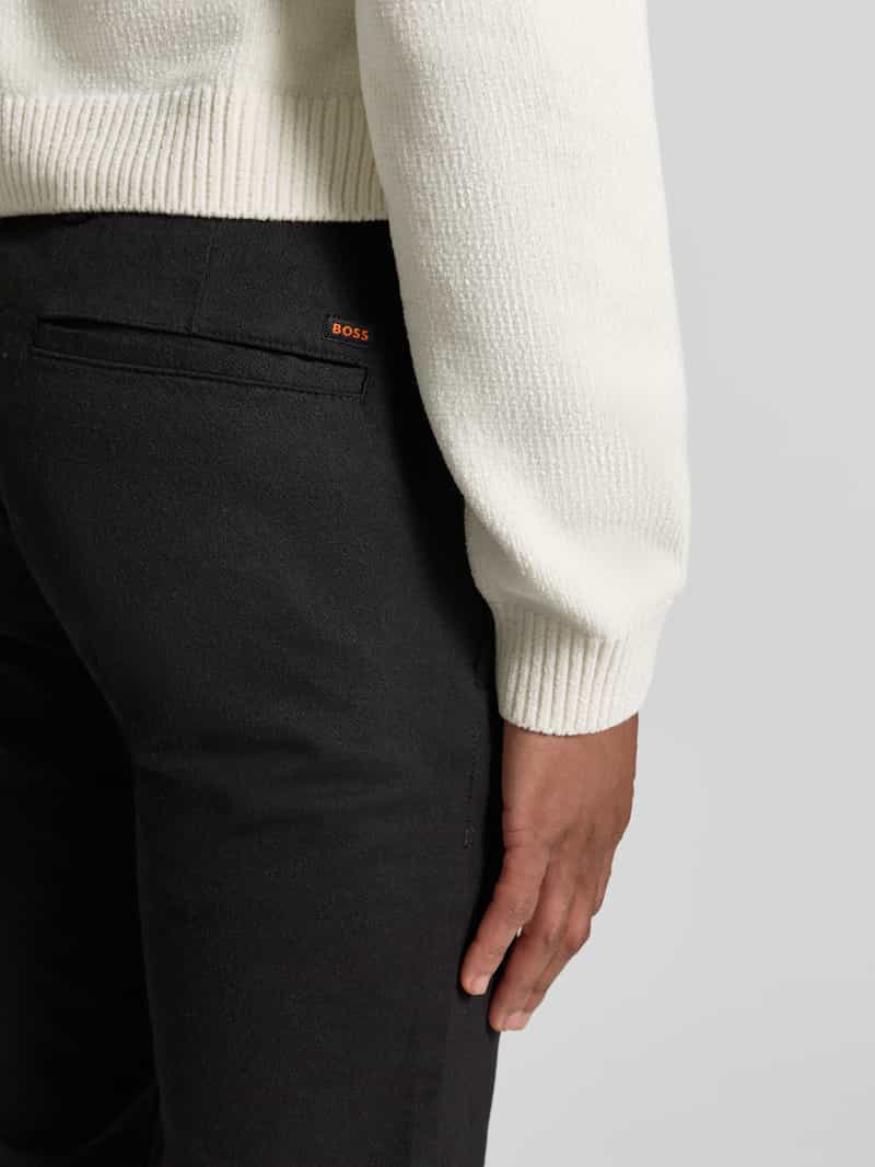 Boss Orange Slim fit chino van katoenmix
