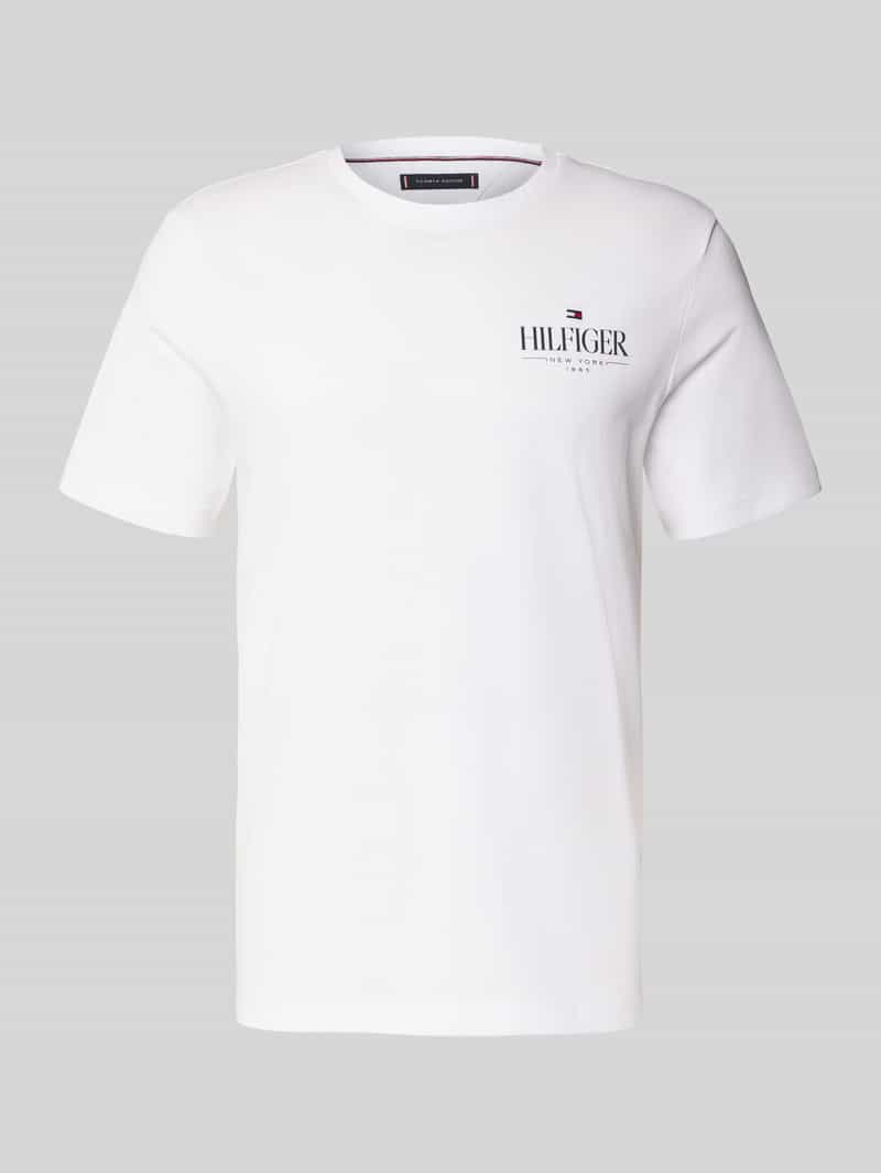 Tommy Hilfiger Regular fit T-shirt van puur katoen