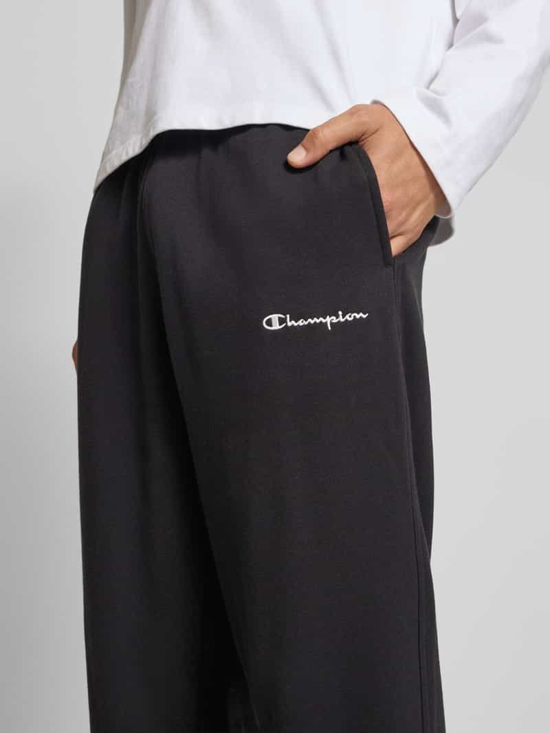 Champion Regular fit sweatpants met labelstitching
