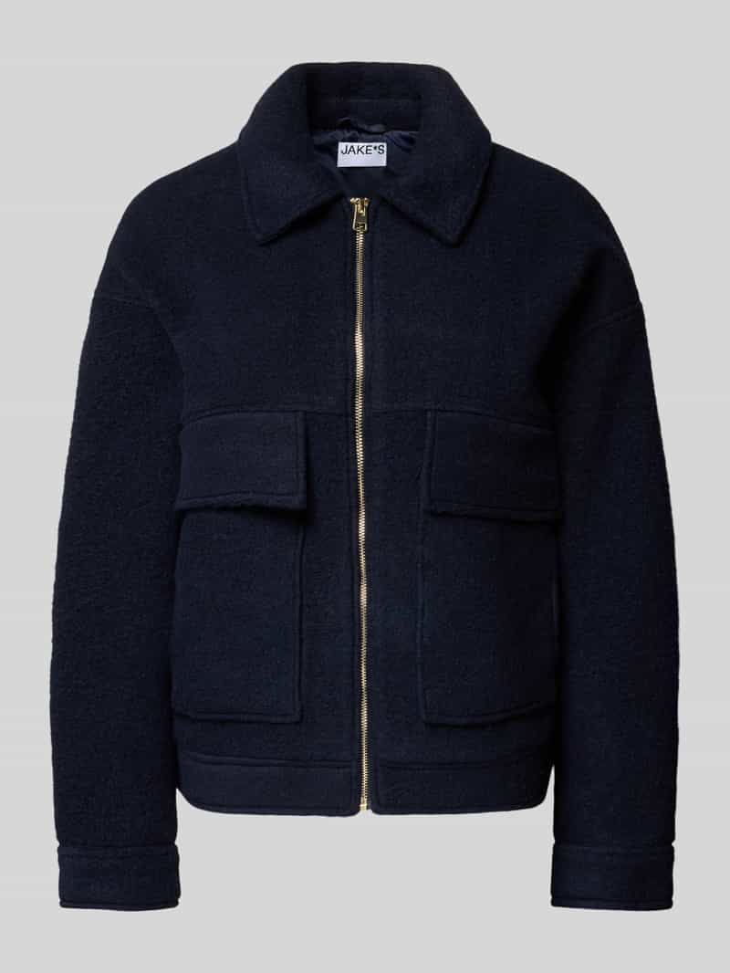Jake*s Casual Jack met platte kraag