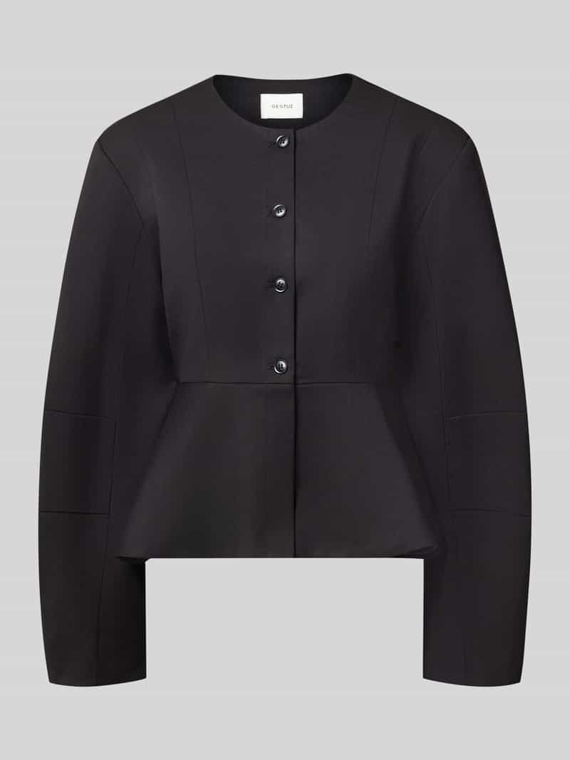 Korte blazer met peplum model 'paula'
