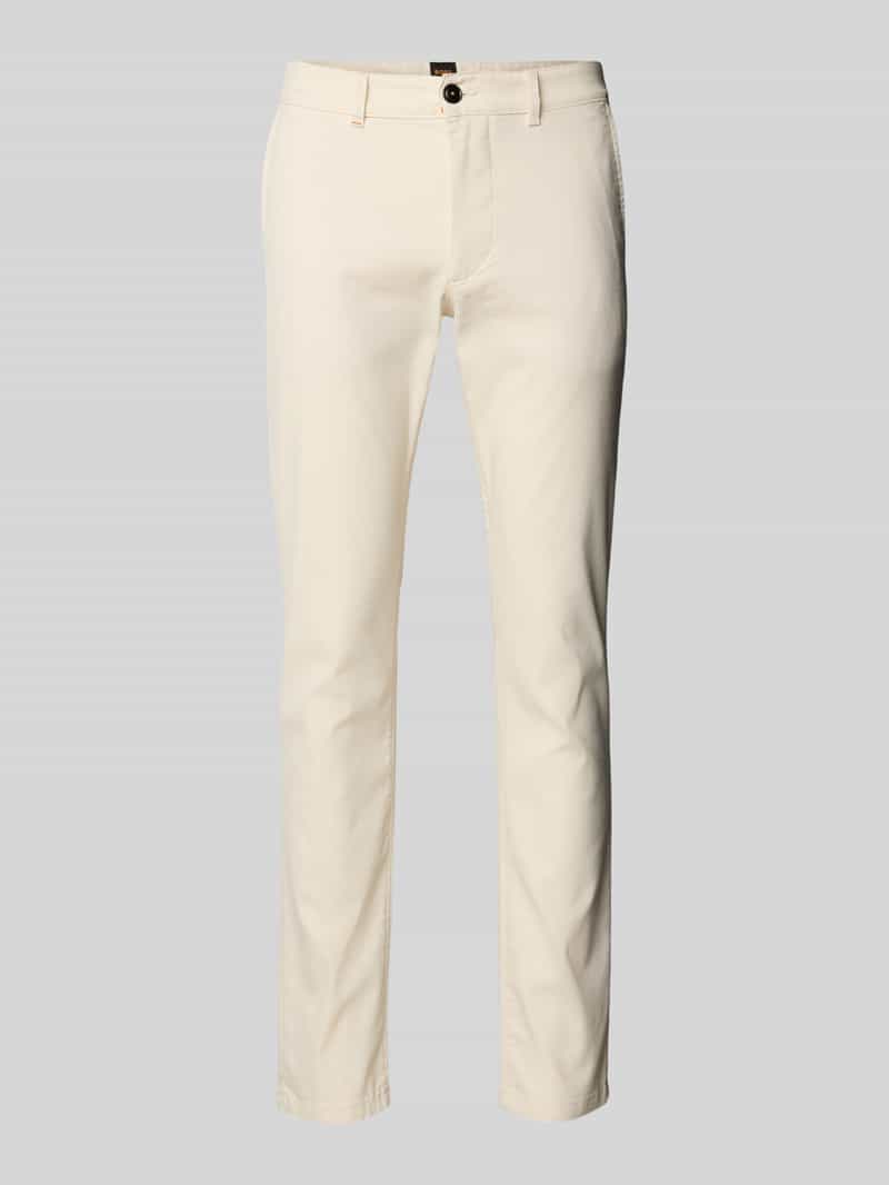 Boss Orange Slim fit chino met achterzakken