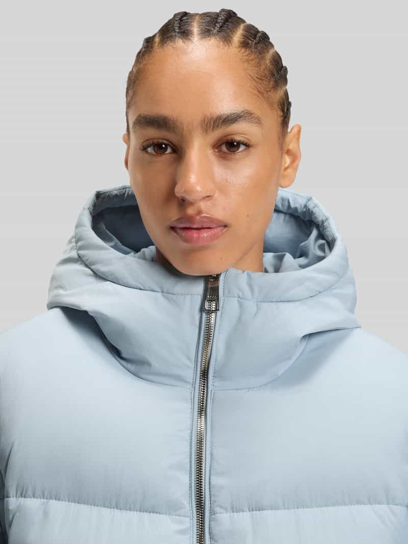 Boss Orange Regular fit gewatteerd jack met afneembare sjaal en mouwen