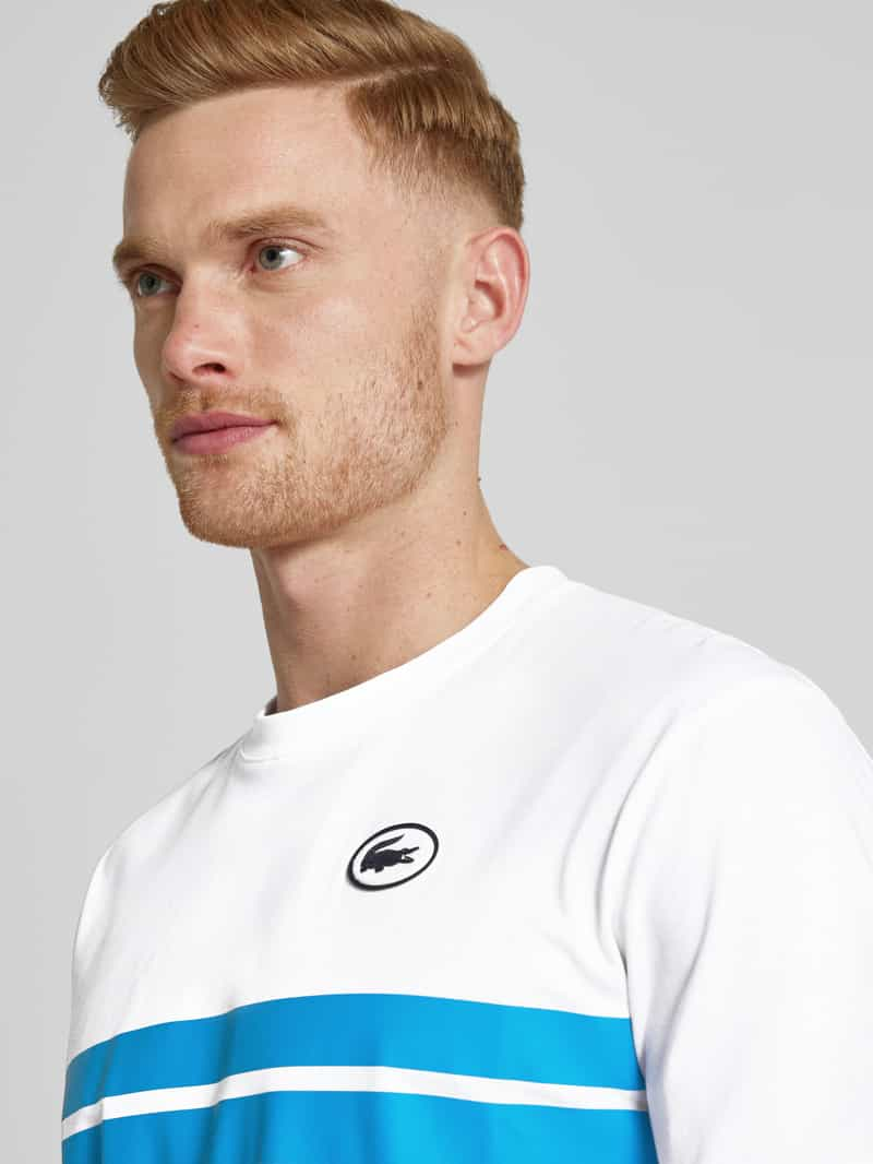 Lacoste T-shirt met labelstitching