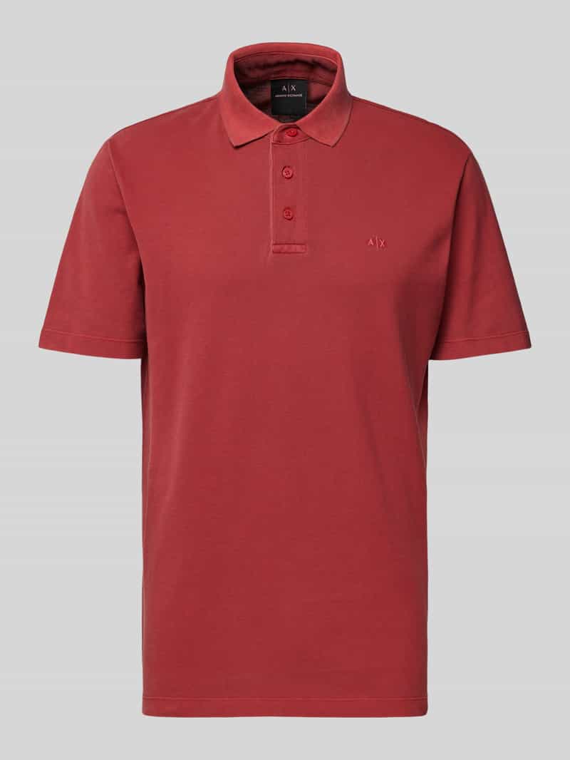 Armani Exchange Poloshirt met korte knoopsluiting