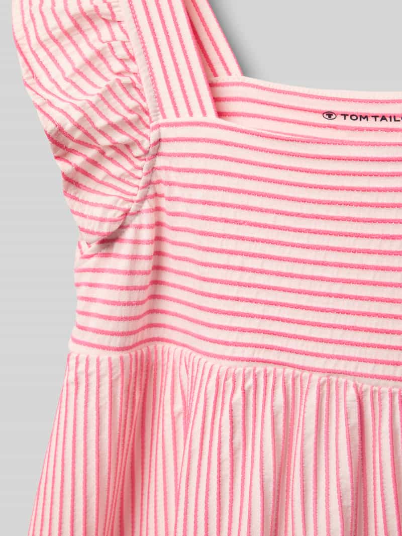 Tom Tailor Mini-jurk van katoenmix