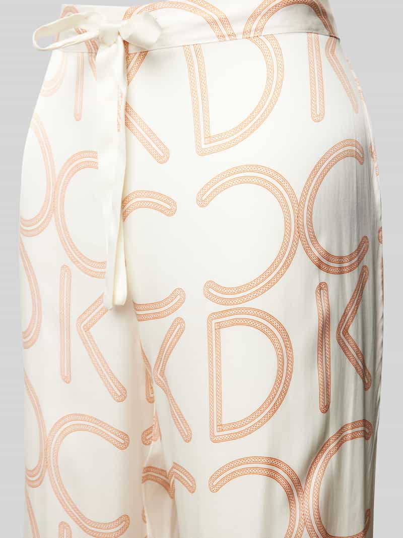 CCDK Copenhagen Straight leg pyjamabroek met tunnelkoord model 'Janet'