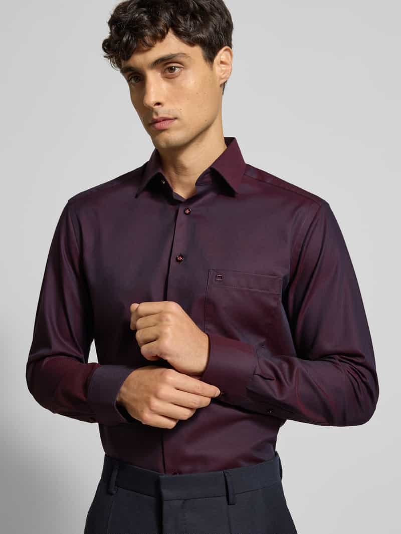 Olymp Modern fit zakelijk overhemd met kentkraag model 'NEW KENT'