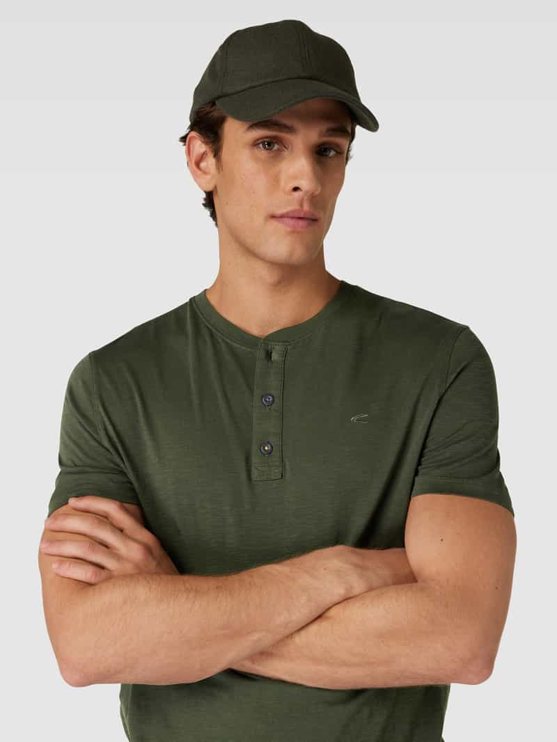 camel active T-shirt met logostitching