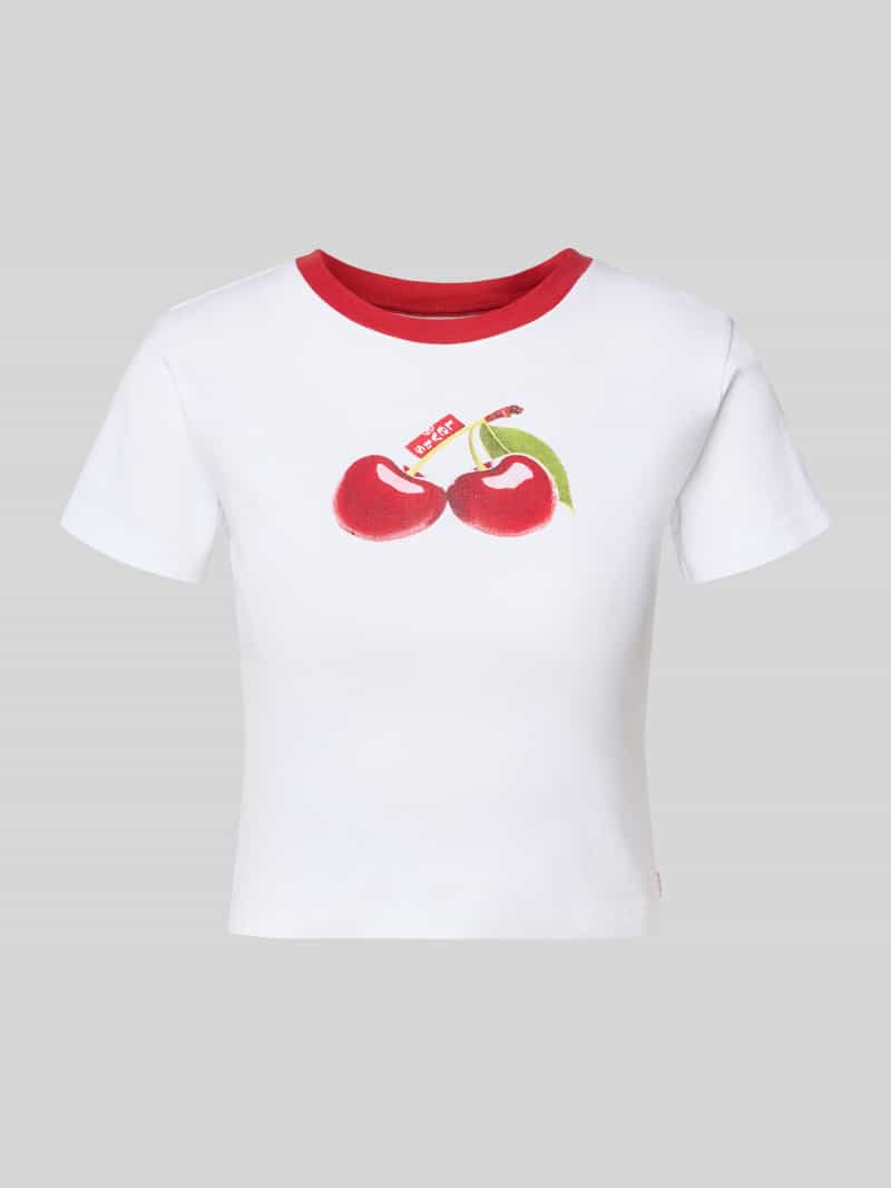 Levi's T-shirt met motiefprint