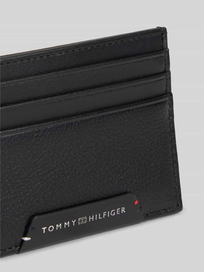 Tommy Hilfiger Portemonnee van echt rundleer model 'CORP CC HOLDER' zwart, foto 3