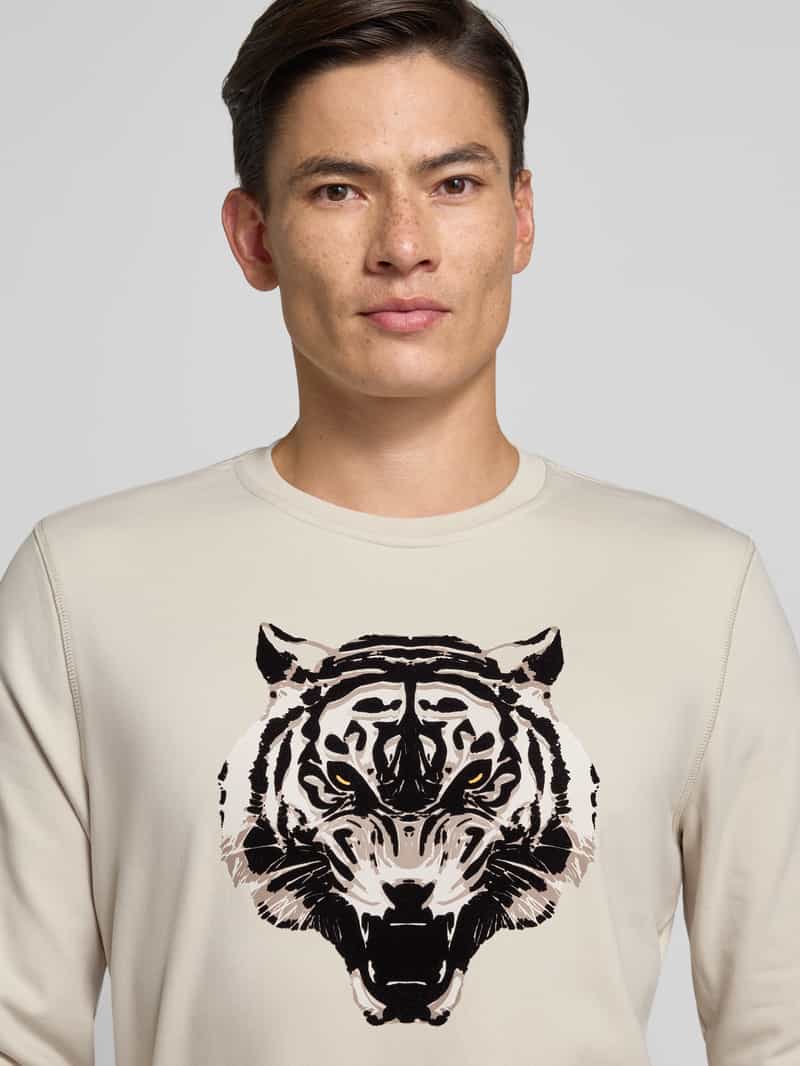 Antony Morato Regular fit sweatshirt met dierenprint