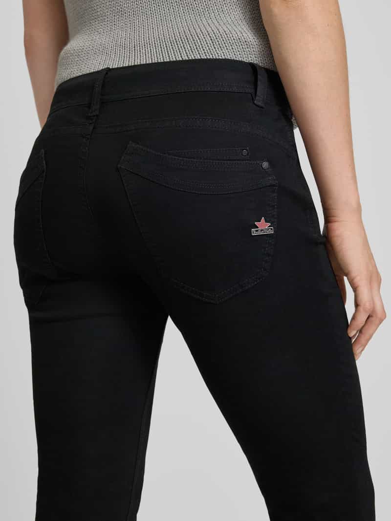 Buena Vista Broek in verkorte pasvorm met knoopsluiting
